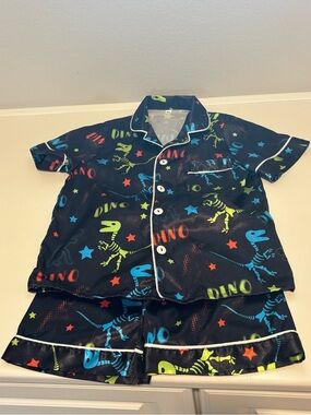 Boys Dino matching pj set